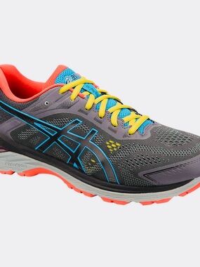 ASICS FlyteFoam GT 2000 7 Trail Men’s Running in the dark/black colorway size 11